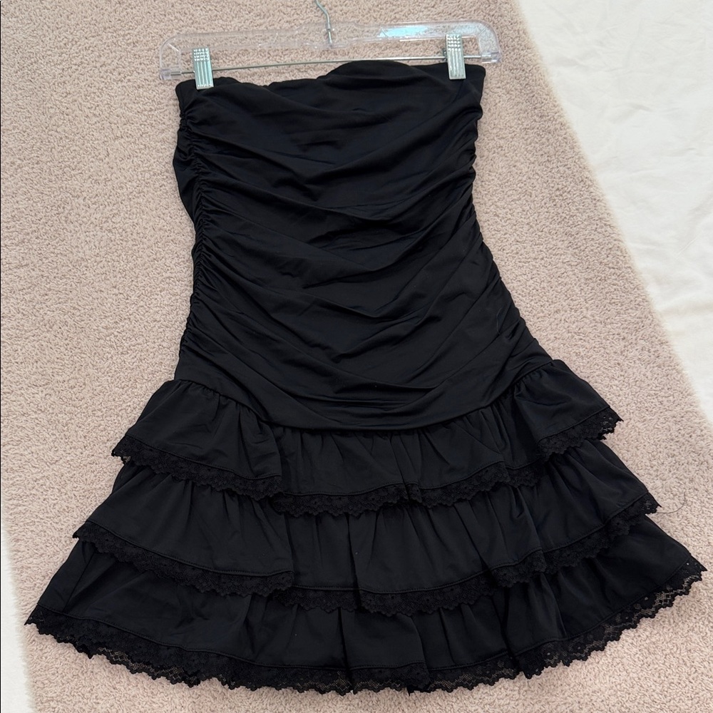 Black Strapless Dress revolve more to come